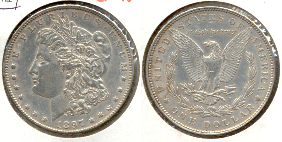1897 Morgan Silver Dollar AU-50
