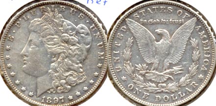 1897 Morgan Silver Dollar EF-40