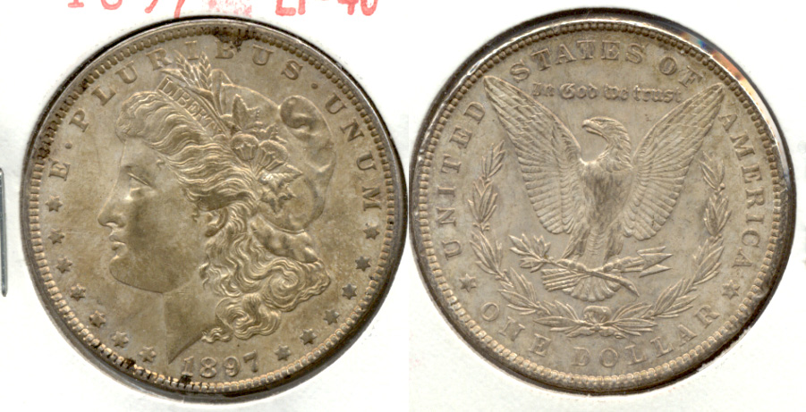 1897 Morgan Silver Dollar EF-40 c
