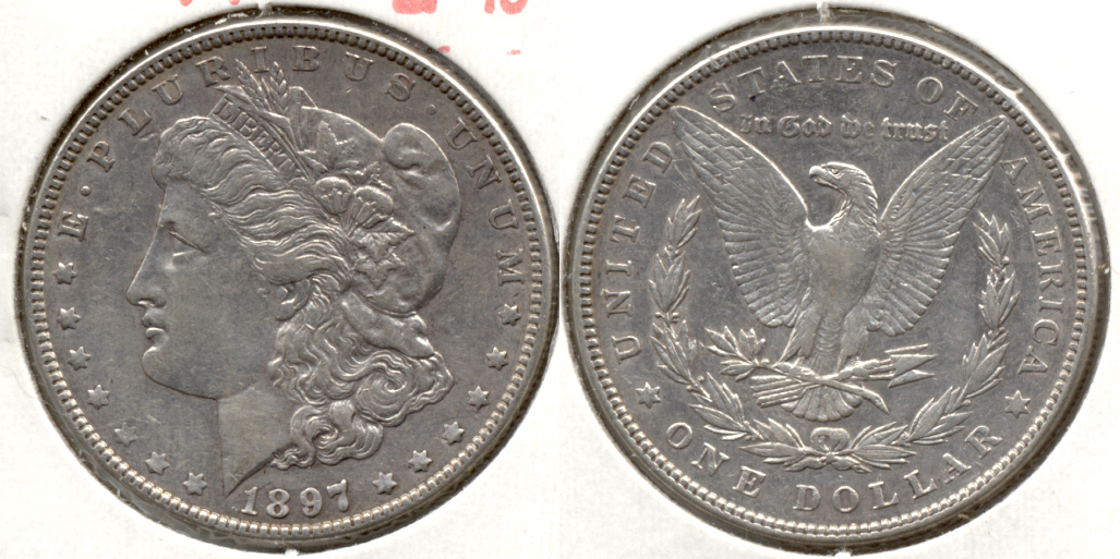 1897 Morgan Silver Dollar EF-40 g