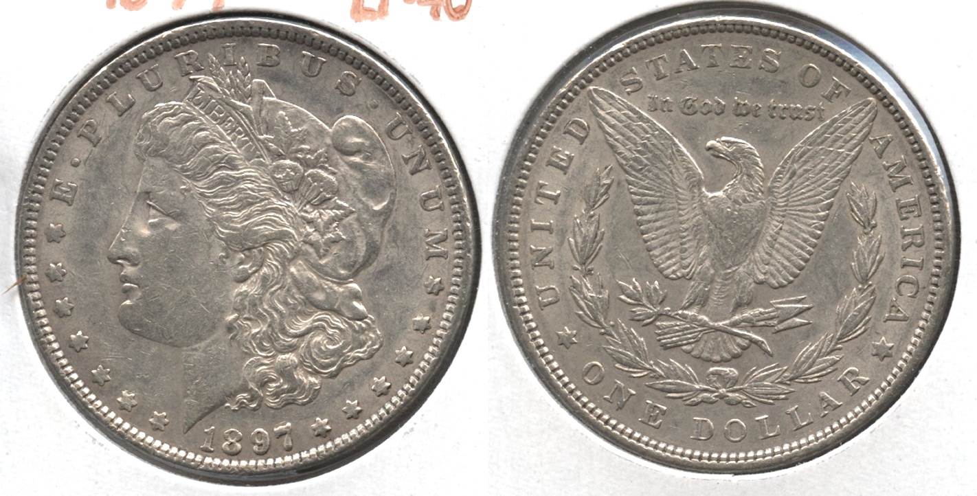 1897 Morgan Silver Dollar EF-40 #m