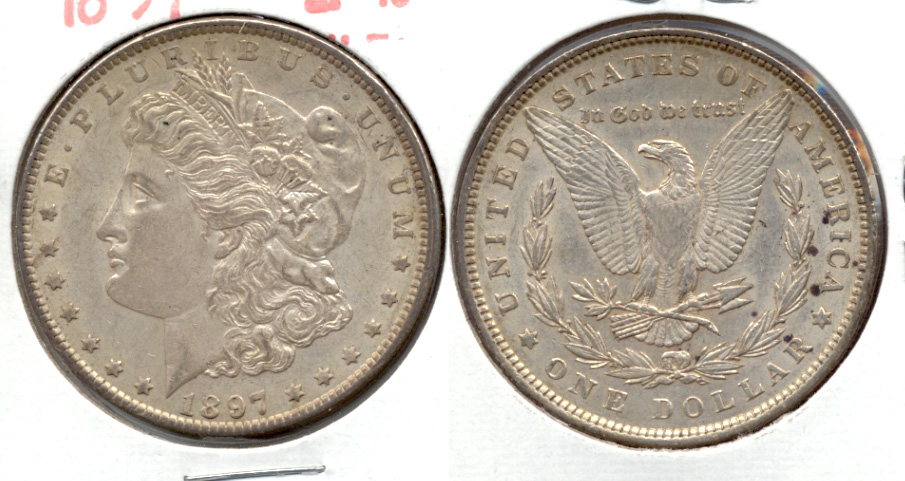 1897 Morgan Silver Dollar EF-45