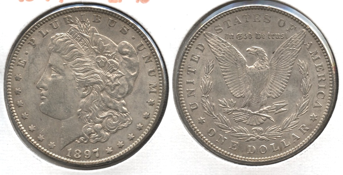 1897 Morgan Silver Dollar EF-45 #c