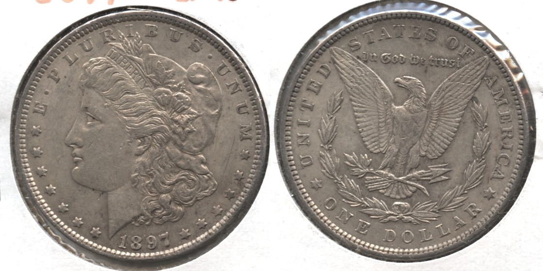 1897 Morgan Silver Dollar EF-45 #d