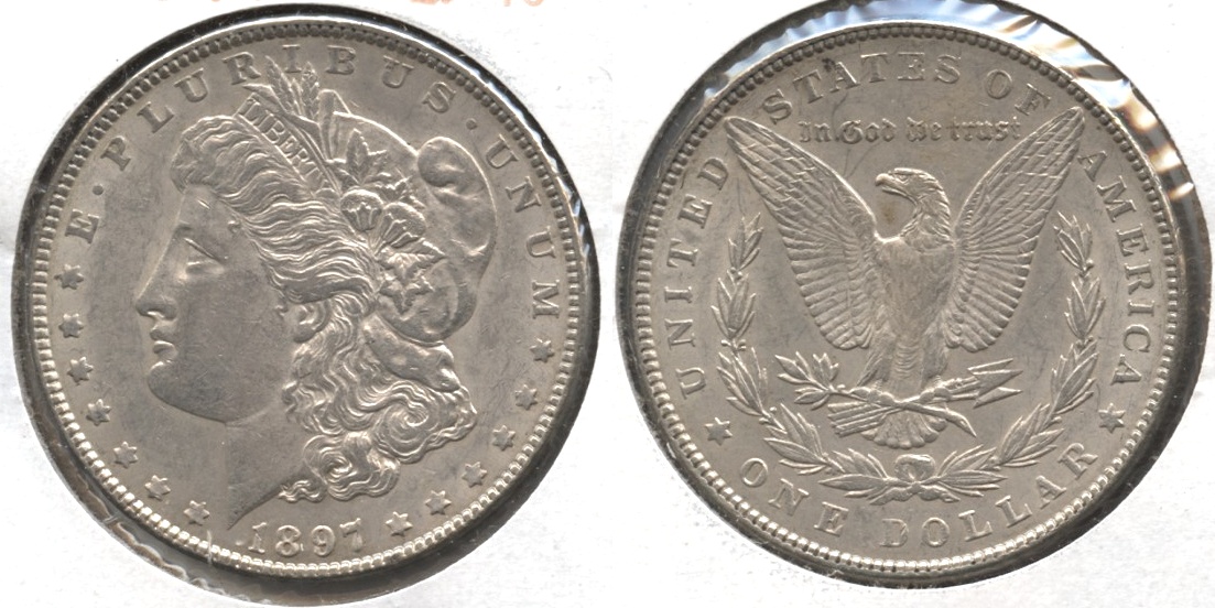 1897 Morgan Silver Dollar EF-45 #e