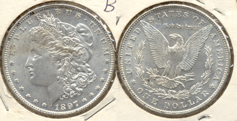 1897 Morgan Silver Dollar MS-60 a