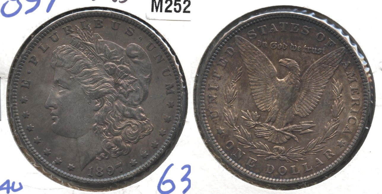 1897 Morgan Silver Dollar MS-63 #a