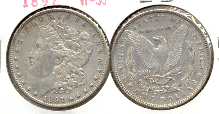 1897 Morgan Silver Dollar VF-30