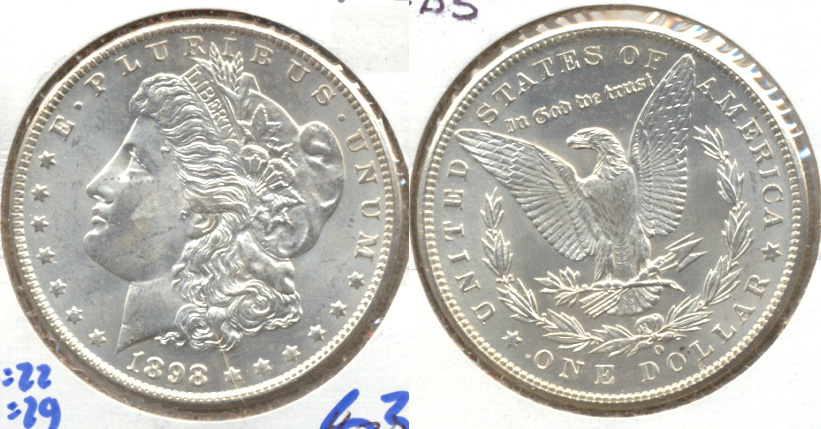 1898-O Morgan Silver Dollar MS-63 c