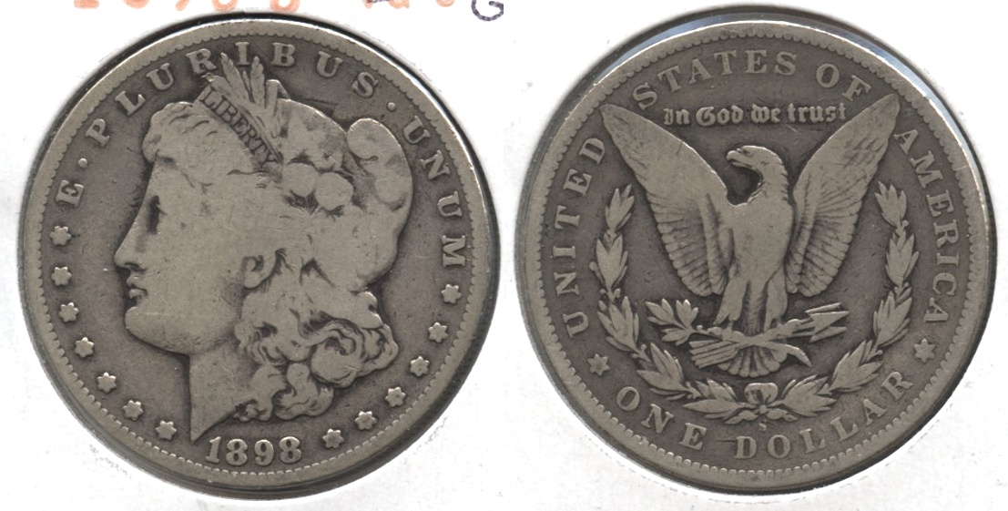 1898-S Morgan Silver Dollar Good-4