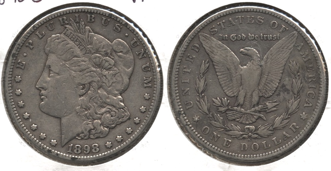 1898-S Morgan Silver Dollar VF-20