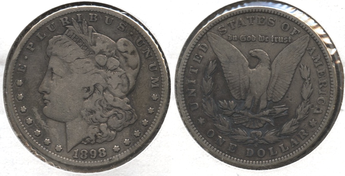 1898-S Morgan Silver Dollar VG-8 #a