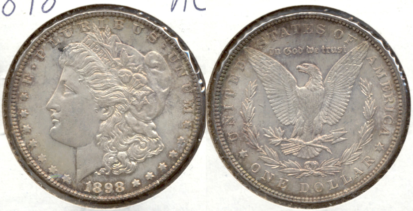 1898 Morgan Silver Dollar AU-50