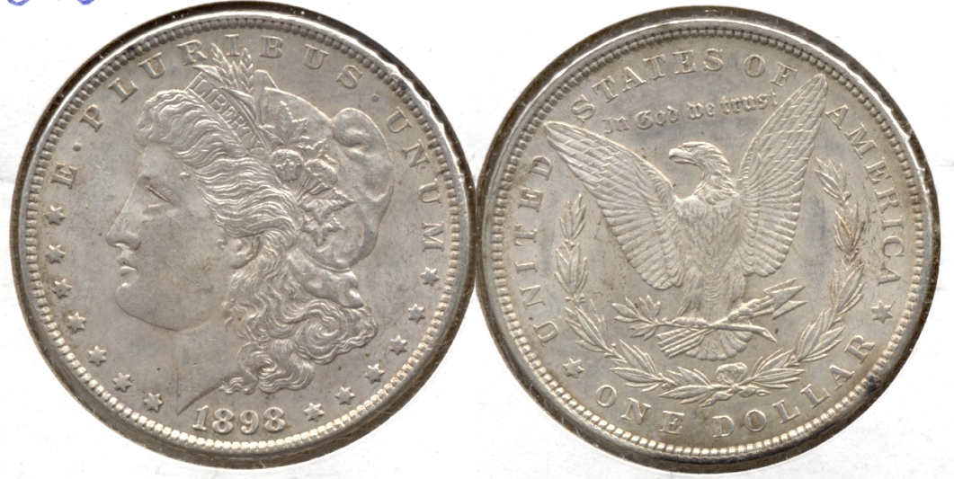 1898 Morgan Silver Dollar AU-50 e