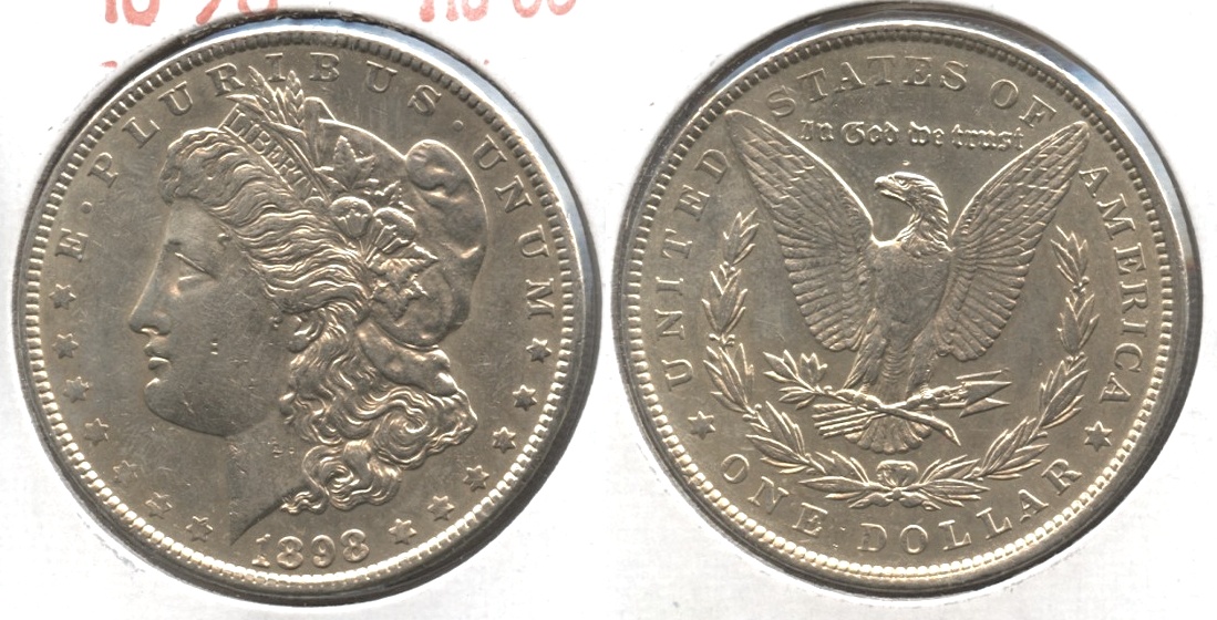 1898 Morgan Silver Dollar AU-50 #m