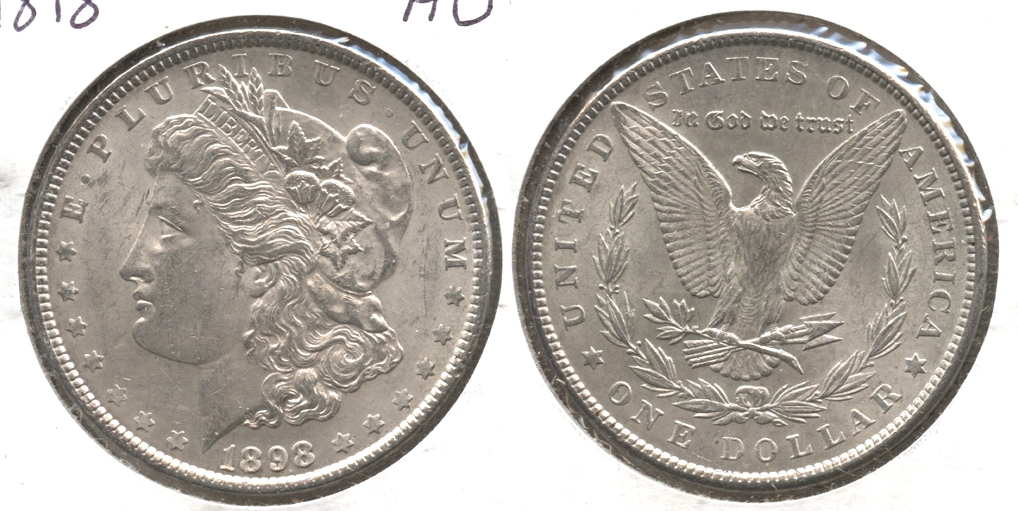 1898 Morgan Silver Dollar AU-50 #r