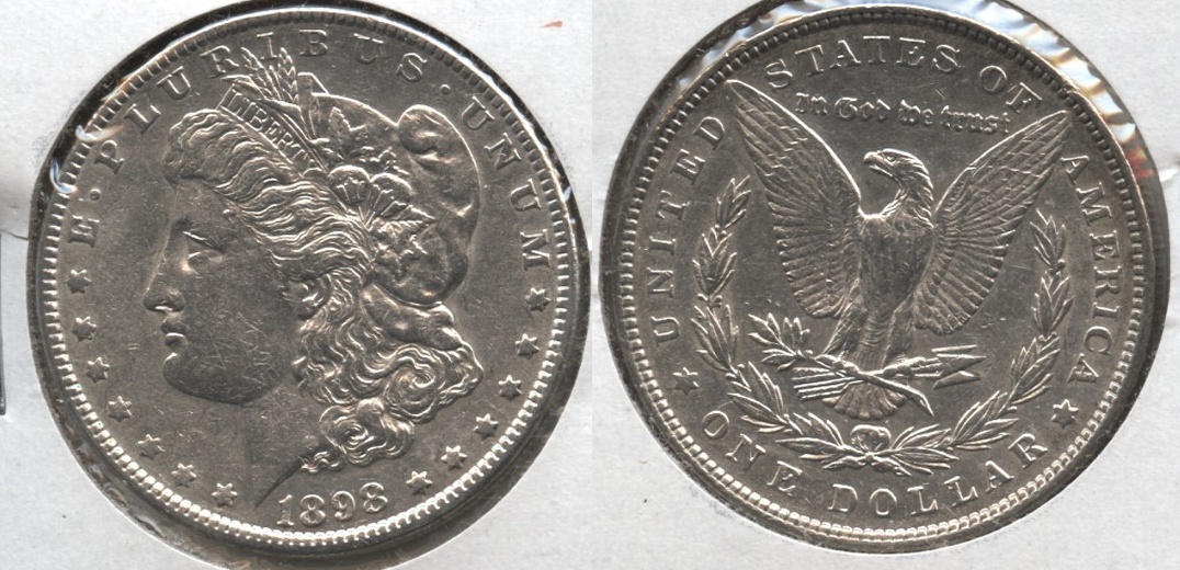 1898 Morgan Silver Dollar EF-40 #ac
