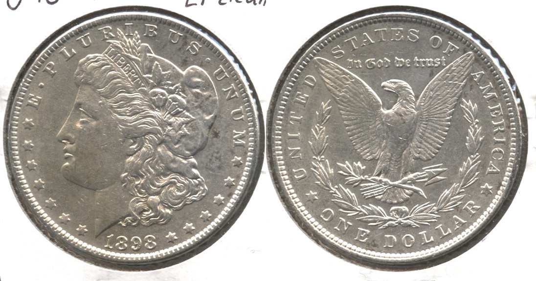 1898 Morgan Silver Dollar EF-40 #ad Cleaned