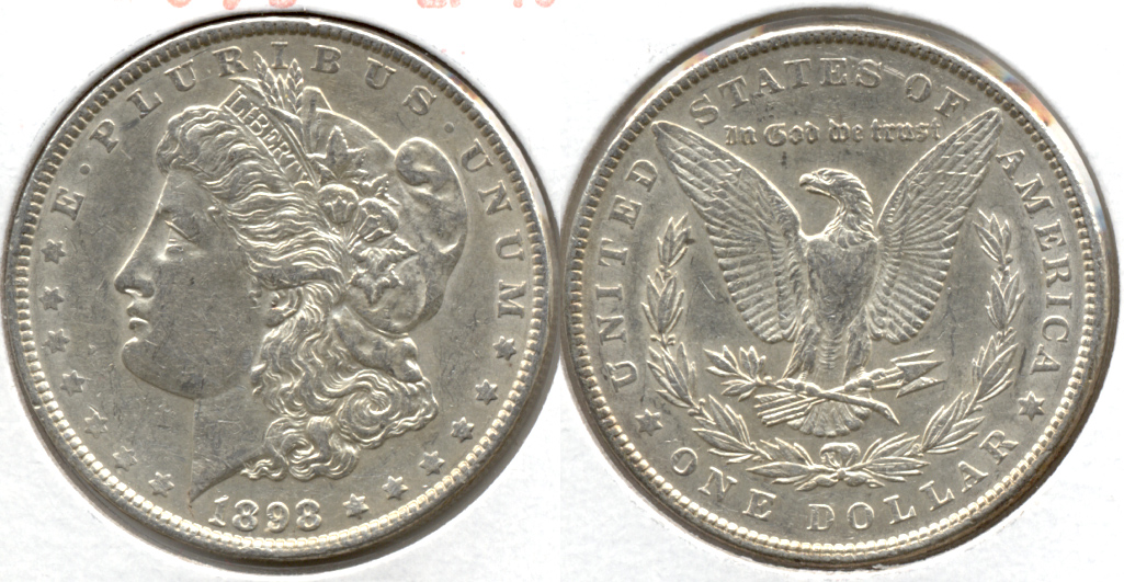 1898 Morgan Silver Dollar EF-40 m