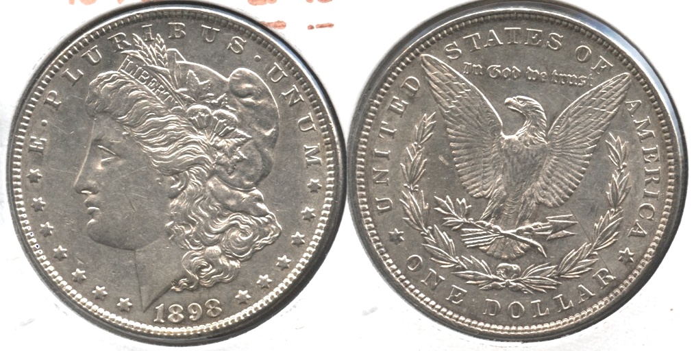 1898 Morgan Silver Dollar EF-40 #v