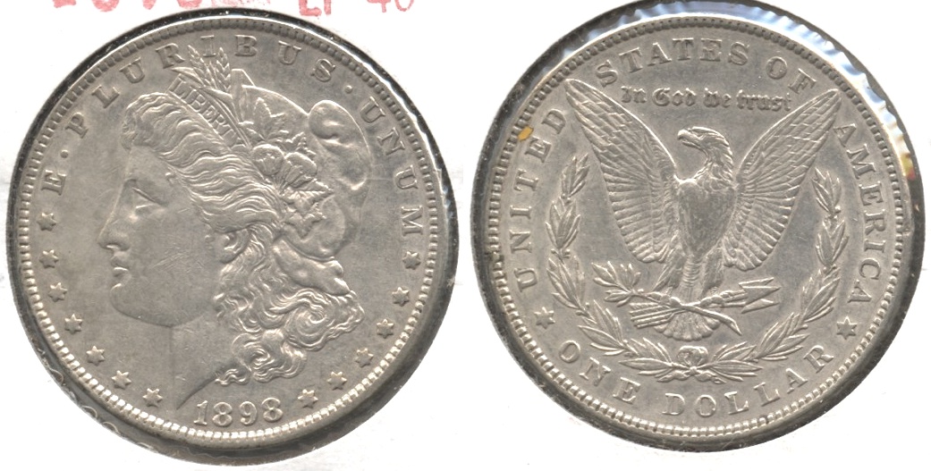1898 Morgan Silver Dollar EF-40 #z