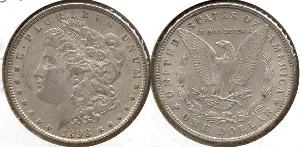 1898 Morgan Silver Dollar EF-45 i