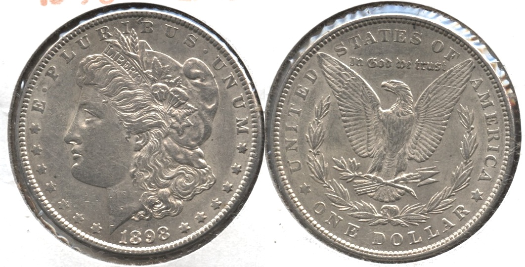 1898 Morgan Silver Dollar EF-45 #q