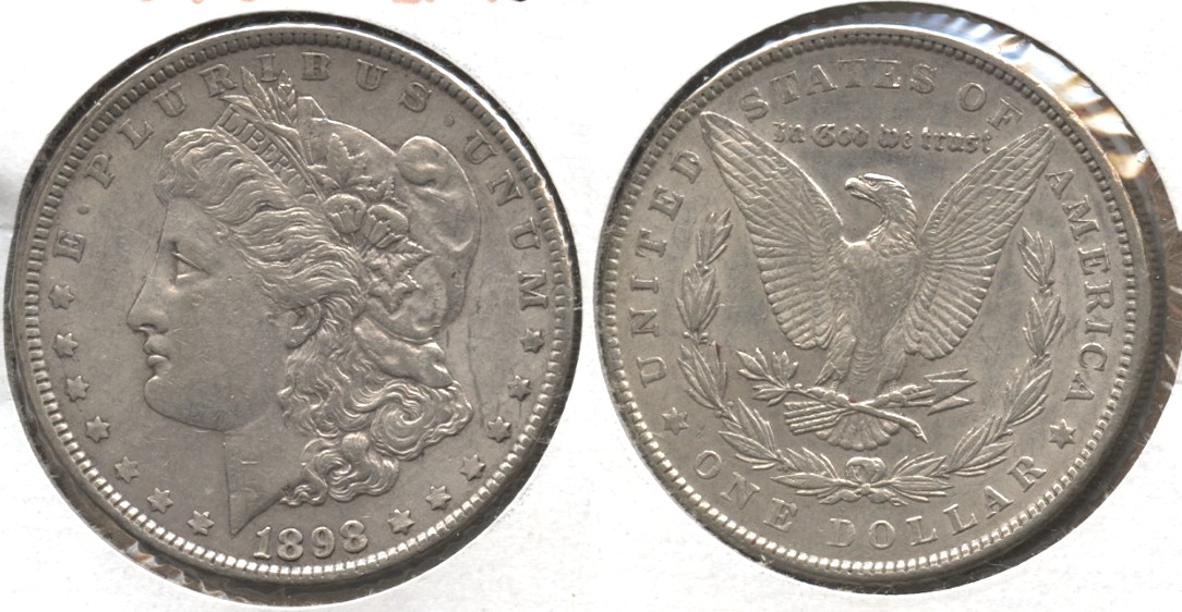 1898 Morgan Silver Dollar EF-45 #v