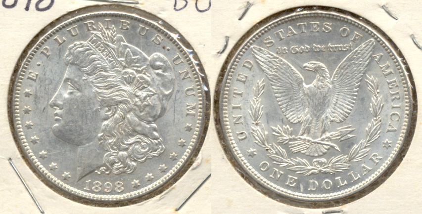 1898 Morgan Silver Dollar MS-60