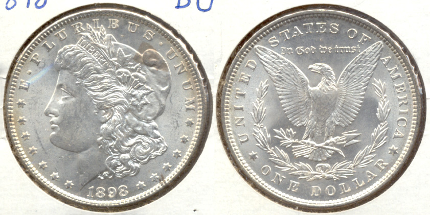 1898 Morgan Silver Dollar MS-60 c