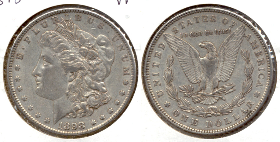 1898 Morgan Silver Dollar VF-20