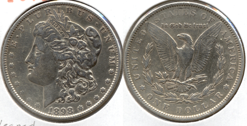 1898 Morgan Silver Dollar VF-20 c Cleaned