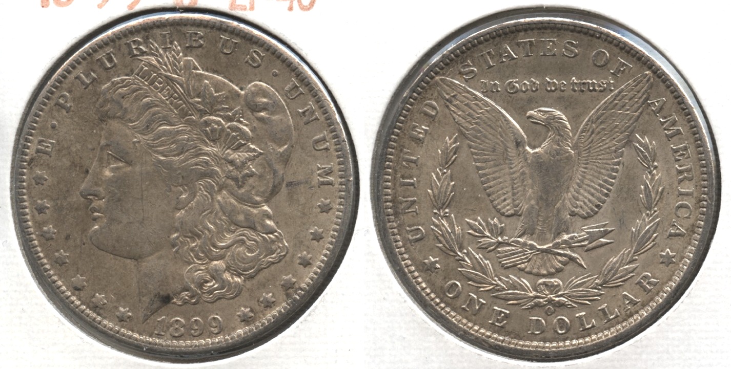 1899-O Morgan Silver Dollar EF-40 #e
