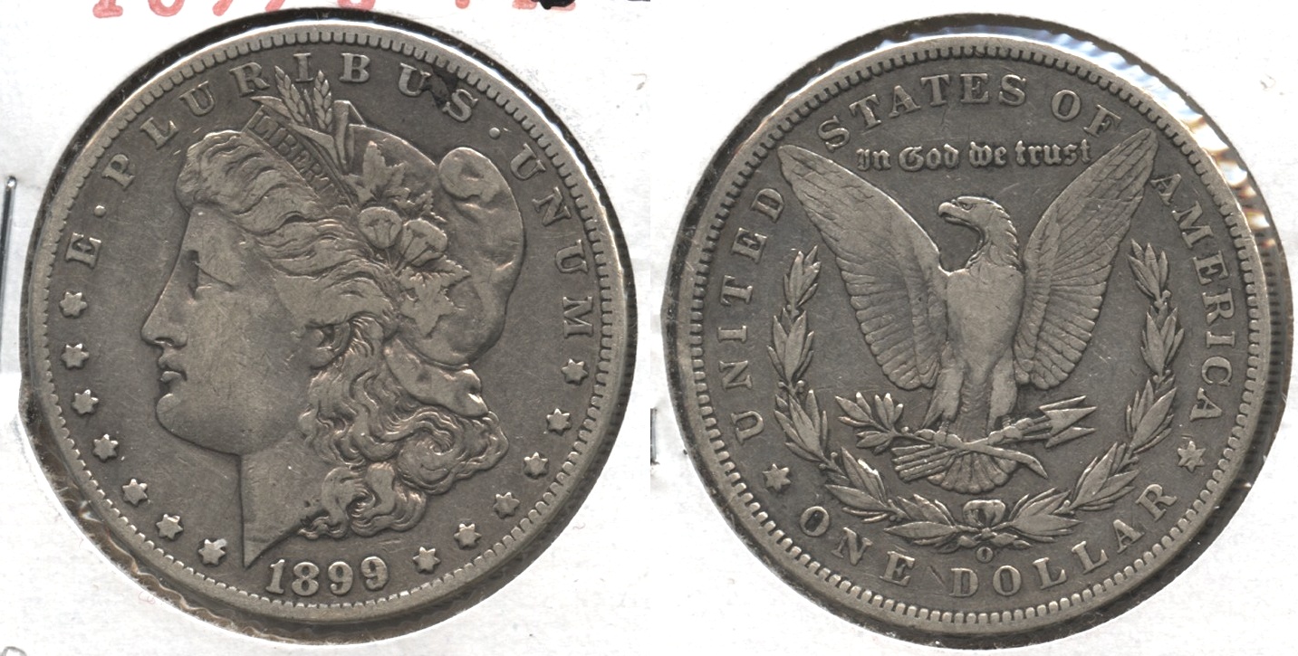 1899-O Morgan Silver Dollar Fine-12 #n