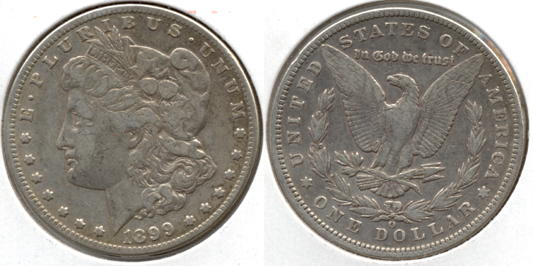 1899-O Morgan Silver Dollar Fine-15