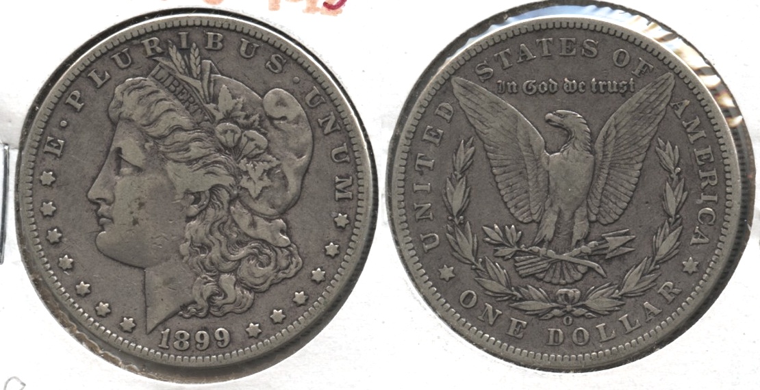 1899-O Morgan Silver Dollar Fine-15 #e