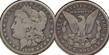 1899-O Morgan Silver Dollar Good-6