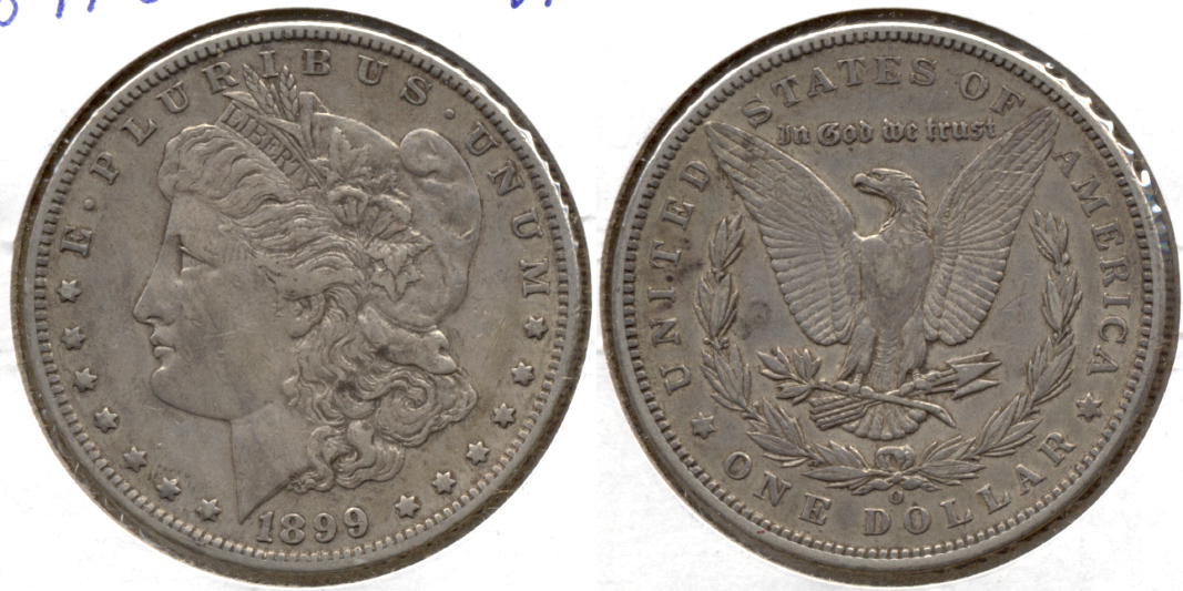 1899-O Morgan Silver Dollar VF-20 j