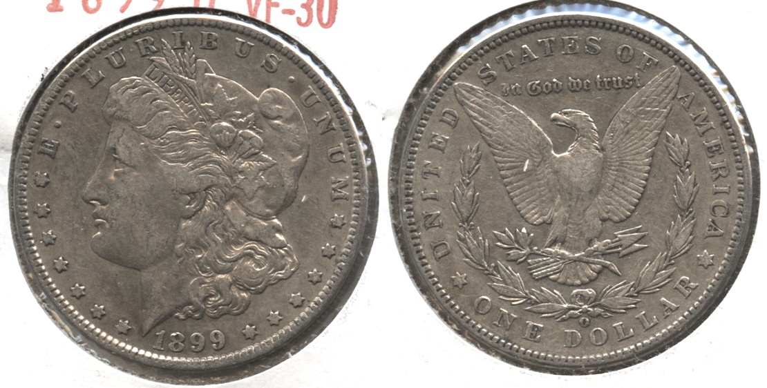1899-O Morgan Silver Dollar VF-30 #a