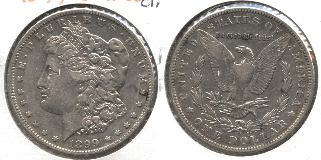 1899-O Morgan Silver Dollar VF-30 #b Lightly Cleaned