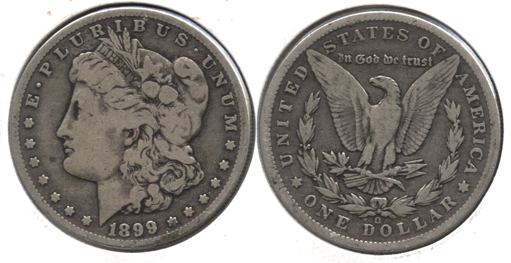 1899-O Morgan Silver Dollar VG-10