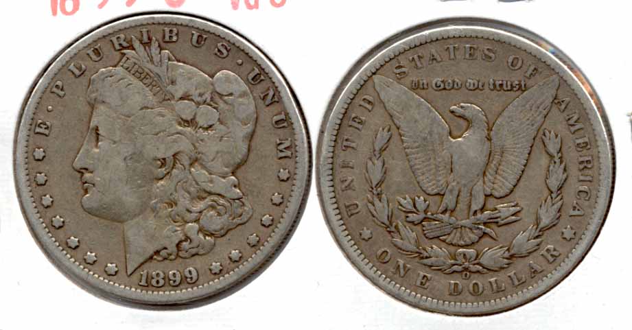 1899-O Morgan Silver Dollar VG-8 c