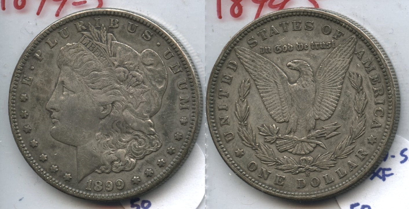 1899-S Morgan Silver Dollar EF-40
