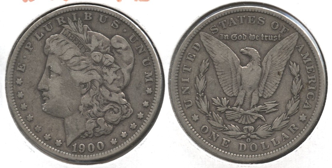 1900-O Morgan Silver Dollar Fine-12 #q