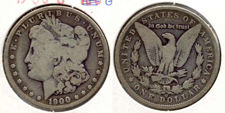 1900-O Morgan Silver Dollar Good-4 a
