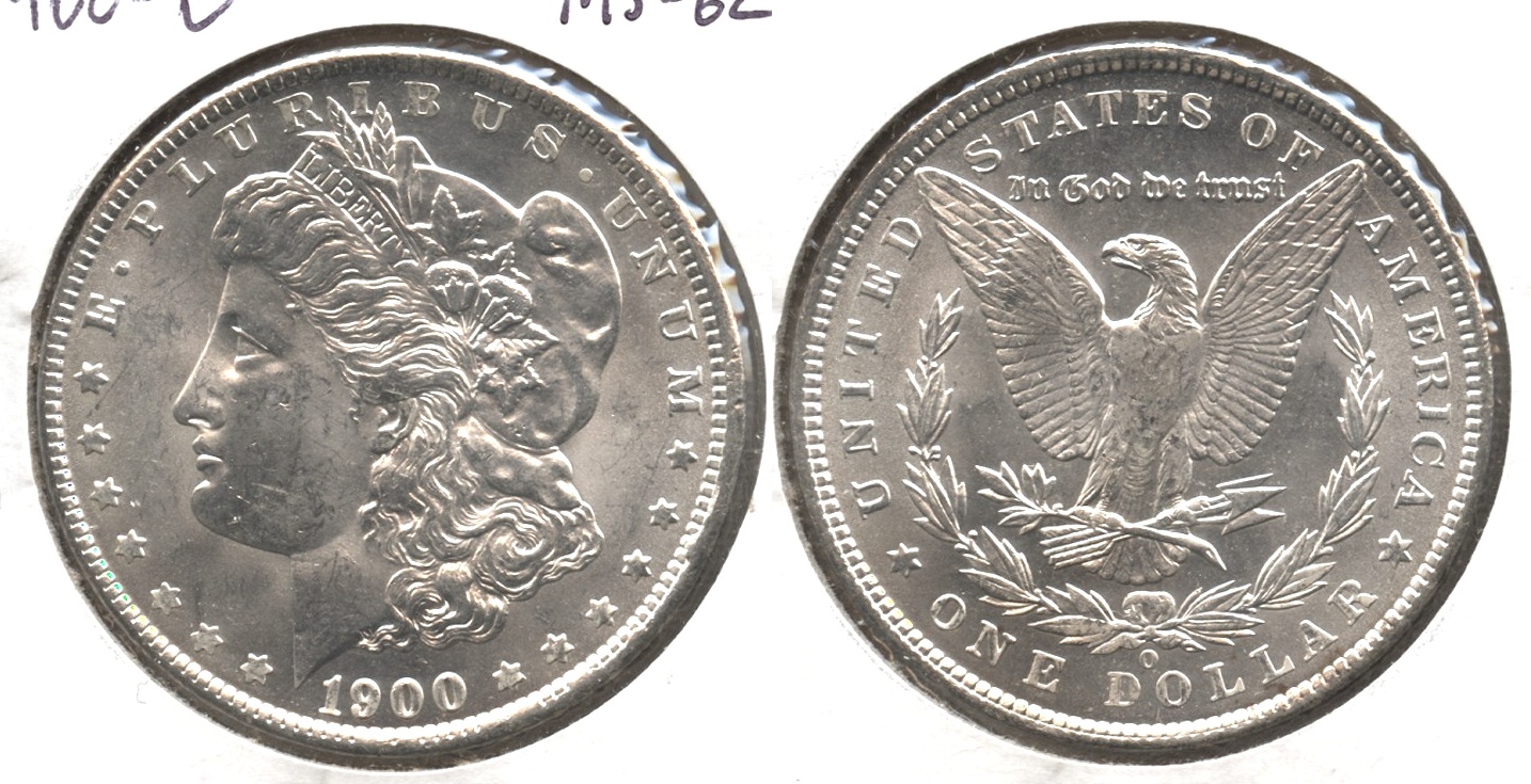 1900-O Morgan Silver Dollar MS-62 #a