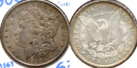 1900-O Morgan Silver Dollar MS-63