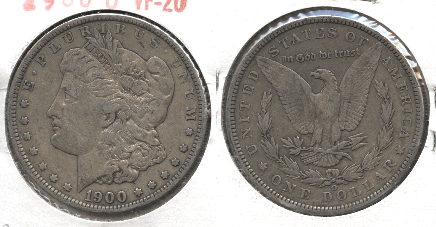 1900-O Morgan Silver Dollar VF-20 #m