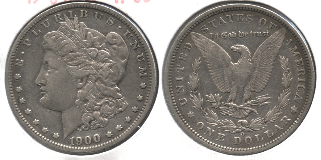1900-O Morgan Silver Dollar VF-30 #a