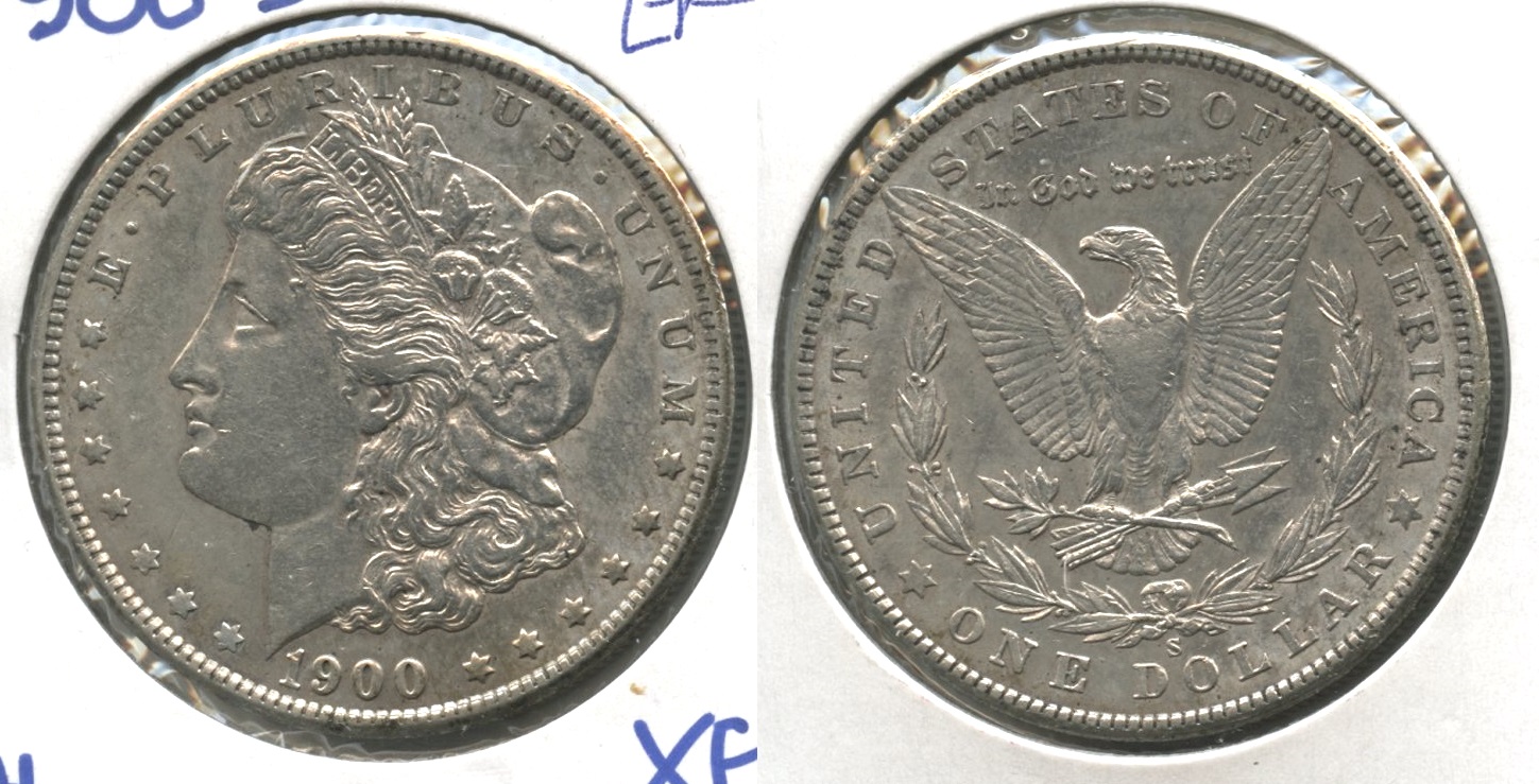 1900-S Morgan Silver Dollar EF-40